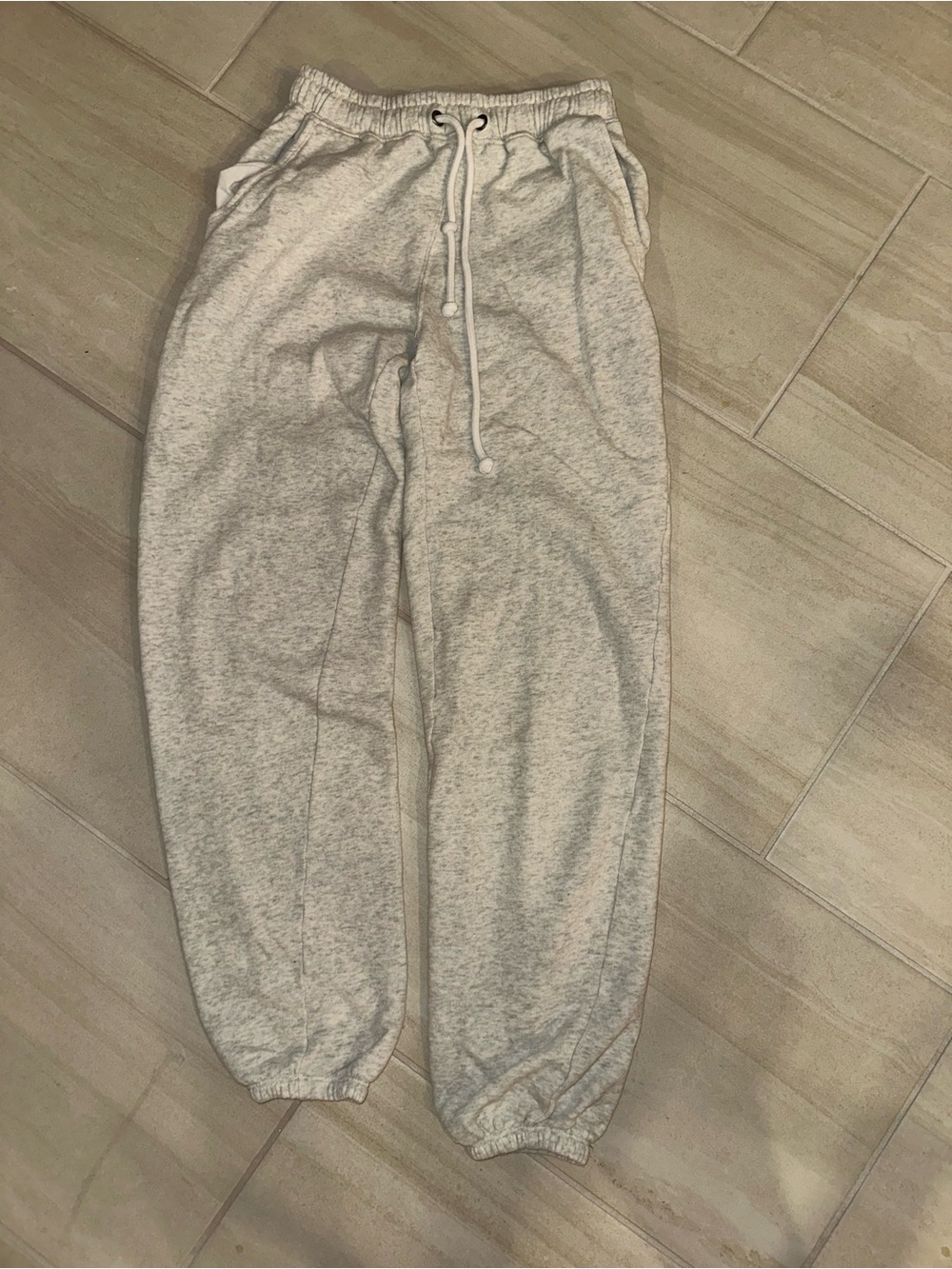 Abercrombie & Fitch Light Gray Joggers